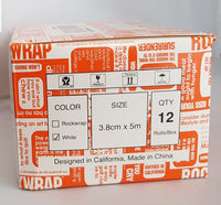 RockTape RockWrap Rigid Tape (12 Pack) White 3.8 cm x 5 mtrs