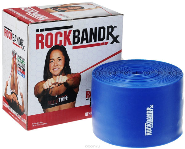 RockTape RockBand RX Extra Heavy Blue Later Free Rehab Therapy Band